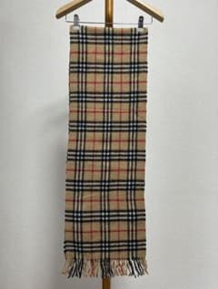 中古 Burberrys バーバリー マフラー 毛 ウール
