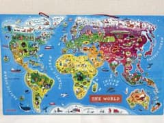 Janod 世界地図 パズル 知育玩具のサムネイル