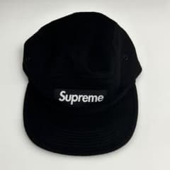 Supreme wool camp cap ブラック 黒 キャップ - メルカリ