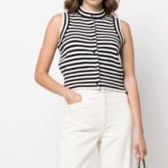 extreme cashmere エクストリームカシミア べスト ボーダー - メルカリ