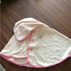 【新品】ミキハウス MIKIHOUSE パイルポンチョのサムネイル