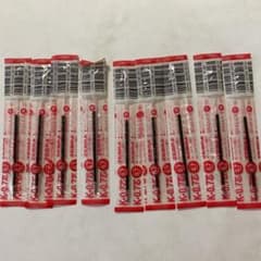 ボールペン替芯　ZEBRA BR-6A-K-R 赤　K-0.7芯　9本セットのサムネイル