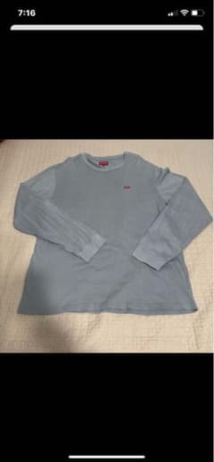 Supreme ロングスリーブ Tシャツ ライトブルーのサムネイル