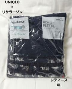 ひ*な様 ユニクロ　リサ・ラーソン　ルームセット　フリース　XL　紺　廃盤　新品 ユニクロ リサ・ラーソン ルームセット フリース XL 紺 廃盤 新品