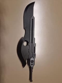 ファンタジー風 斧型武器 3Dプリントモデルのサムネイル