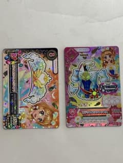 アイカツ オデットスワンコーデ プレミアムカード星宮いちご 2枚セットのサムネイル