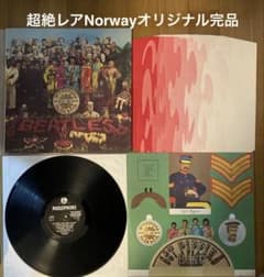 稀少ノルウェーオリジナルSgtサージェントBeatlesビートルズレコード