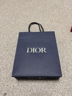 Dior ショップ袋 紙袋 ネイビー 蜂ロゴのサムネイル