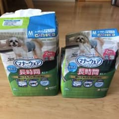 マナーウェア 長時間オムツ 男の子用 Mサイズ 38枚+18枚 犬用のサムネイル
