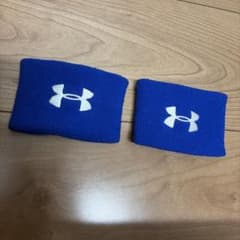 UNDER ARMOUR リストバンド ブルー 2個セットのサムネイル
