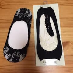 ソックス 靴下 2点 パンプス用のサムネイル