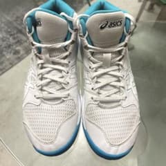 ASICS バスケットボールシューズ ホワイト/ターコイズ24.5のサムネイル