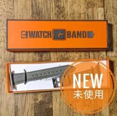 Apple Watch 용 고트 스킨 가죽 밴드 그레이 신품