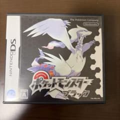 ポケットモンスターブラックNintendoDS 説明書付きのサムネイル