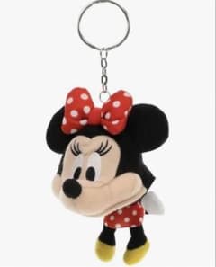 ディズニー ミニーマウス ぬいぐるみキーホルダーのサムネイル