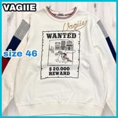 바지에 VAGIIE 자수 스웨트 트레이너 WANTED 니트 전환