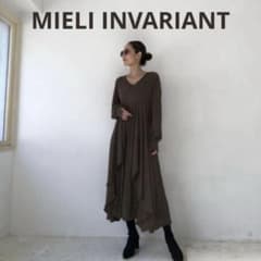 MIELI INVARIANT ドレーププリーツワンピース/ドレスのサムネイル