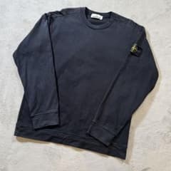ストーンアイランド 長袖Tシャツ 801563750 Mサイズ 黒 ブラック