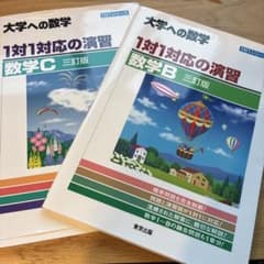 大学への数学 1対1対応の演習 数学B・数学C 三訂版 2冊セットのサムネイル