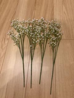 造花 かすみ草 ホワイト 4本セット - メルカリ