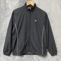 【L2701】adidas 00's ナイロンジャケット サイズM ブラックのサムネイル