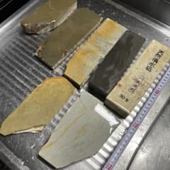 ハ*長様 天然砥石　まとめ売り　7本セットのサムネイル