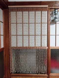 ビーズのれん　レトロのれん　昭和レトロ　暖簾のサムネイル