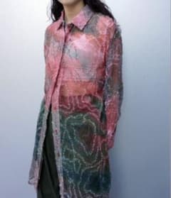 ameri vintage RIPPLE SHAGGY ART SHIRTピンクのサムネイル