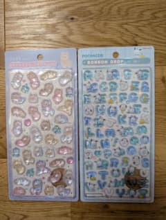 アルパカ、 ポチャッコ ボンボンドロップシール 2種セットのサムネイル