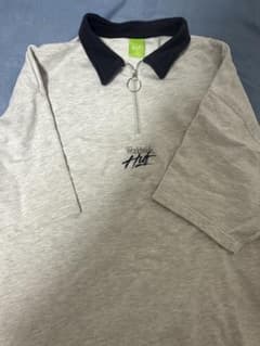 HUF ハーフジップ ポロシャツ Tシャツ グレー XL - メルカリ