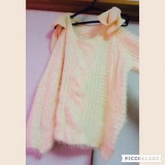 セシルマグビー♡肩出しリボンニットトップスのサムネイル