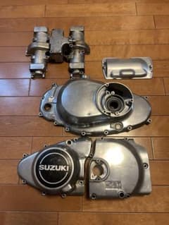 SUZUKI gs400エンジンカバーセット gs400 エンジンカバーセット - メルカリ