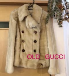 オールドGUCCI フェイクファー　ピーコートのサムネイル