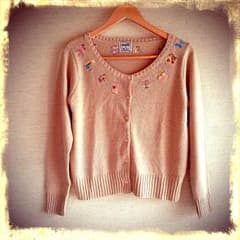 ゆぅみんさま専用☆パラビオン＊星座刺繍ニットカーデ☆新品・未使用のサムネイル