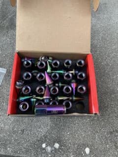 BLOX ネオクローム ホイールナット 20個セット 1.25ピッチ 日産車等にのサムネイル