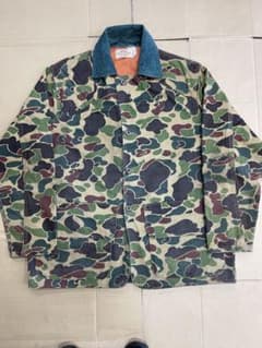 サフトバック SAFTBAK 70s 迷彩柄 ダックハンターカモ ジャケット 70s サフトバック SAFTBAK 迷彩柄 ダックハンターカモ ジャケット