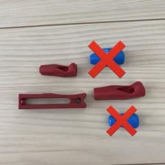 おはしともだち　大きなハートくん　小さなハートくん　鉛筆、箸　補助具のサムネイル