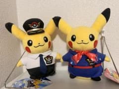 羽田空港ver パイロットピカチュウ CAピカチュウ ポケモン ぬいぐるみ