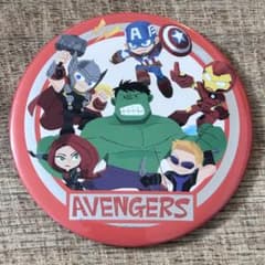 ディズニー MARVEL ディズニーストア 缶バッジ アベンジャーズ