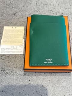 希少品 HERMES エルメス シタデル カードケース グリーン 未使用 