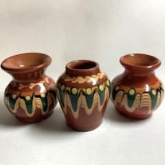 3個セット】ブルガリア トロヤン陶器 酒器 ミニ小壺 - メルカリ