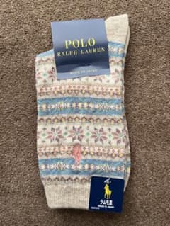 POLO RALPH LAUREN 日本製 ソックス 23-24cm ラム毛混のサムネイル