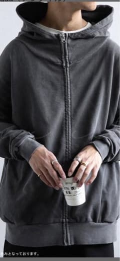 【完売品】antiqua♡お洒落な伝説パーカー♡    グレー　アンティカのサムネイル