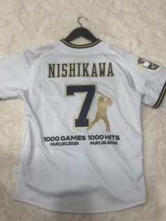 オリックスバファローズ 西川龍馬 1000本安打記念ユニフォーム - メルカリ