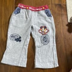 Tokyo Disney Resort Mickey Key Mouse Half shorts, size 120, gray