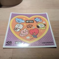 BT21 x Kura Sushi Collaboration Stickers