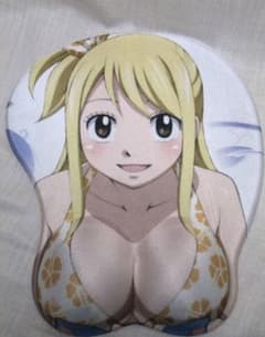 ルーシィ　マウスパッド　フェアリーテイル　立体　3D おっぱい　ハートフィリアのサムネイル