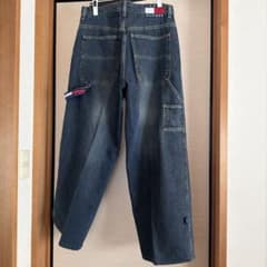 TOMMY HILFIGER ワイドパンツ ダークブルーのサムネイル