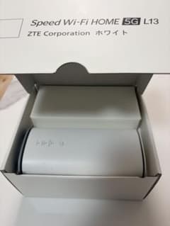 Speed Wi-Fi  5G L13 ホワイト 付属品箱付き動作確認済 Speed Wi-Fi HOME 5G L13 - メルカリ