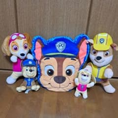PAW Patrol パウ・パトロール ぬいぐるみ クッション 5点セット